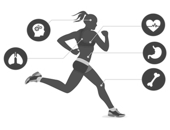 Persona realizando actividad física