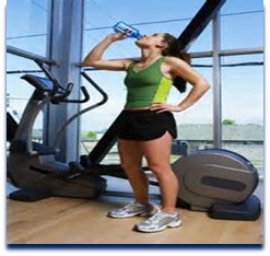 Persona realizando actividad física